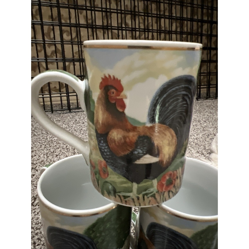 DEPT 56 - ROOSTER MUG 7 Available SOLD AS EACH
